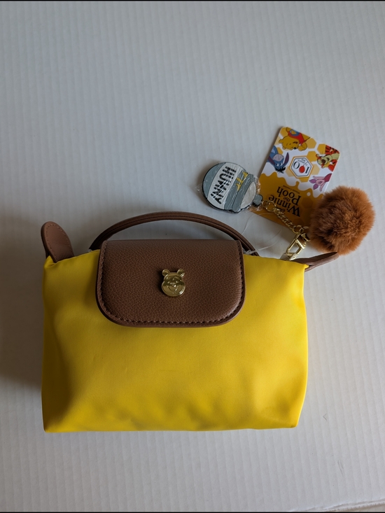 Disney Handbags - Disney 100 Winnie the Pooh Mini Top Handle Bag Yellow NWT